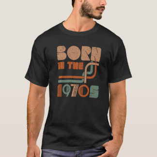 Född på 1970-talet i Party 1970-Vintagen T Shirt