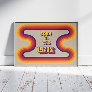 Född på 1970-talet, Millenials, Gen X, födelseåret Poster