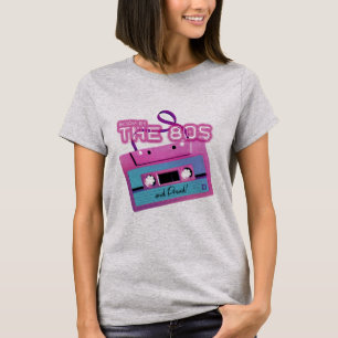 Född på 1980-talets Retro-kassettband T Shirt