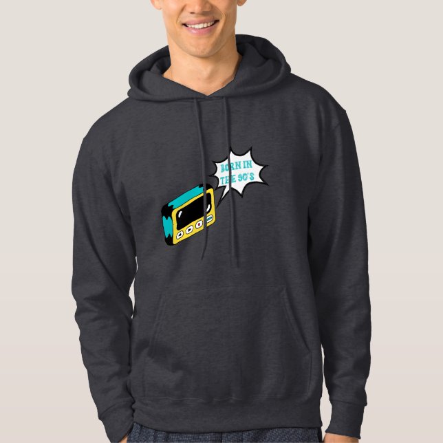 Född på 1990-talet hoodie (Framsida)