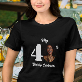 Född på 40-årsdagen Foto T Shirt