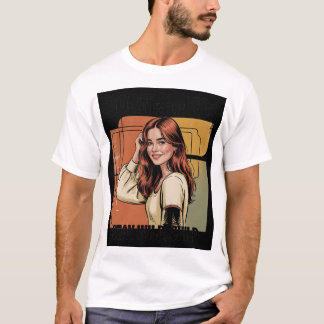 Född på 70-talet Söt Rolig T-Shirt Present Till Ho
