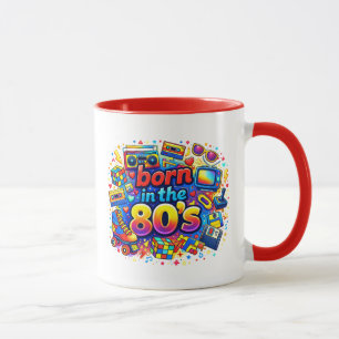 Född på 80-talet mugg