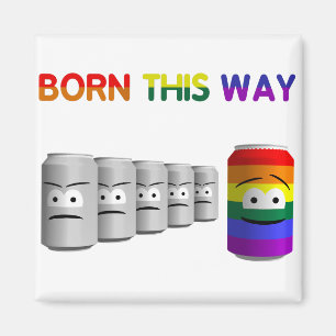 Född på detta sätt, HBT Rainbow Rand Magnet