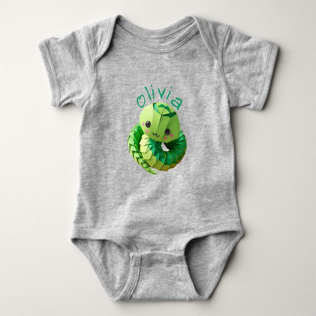 Född på kinesiska nyåret för Ormön namn BB T Shirt (Framsida)