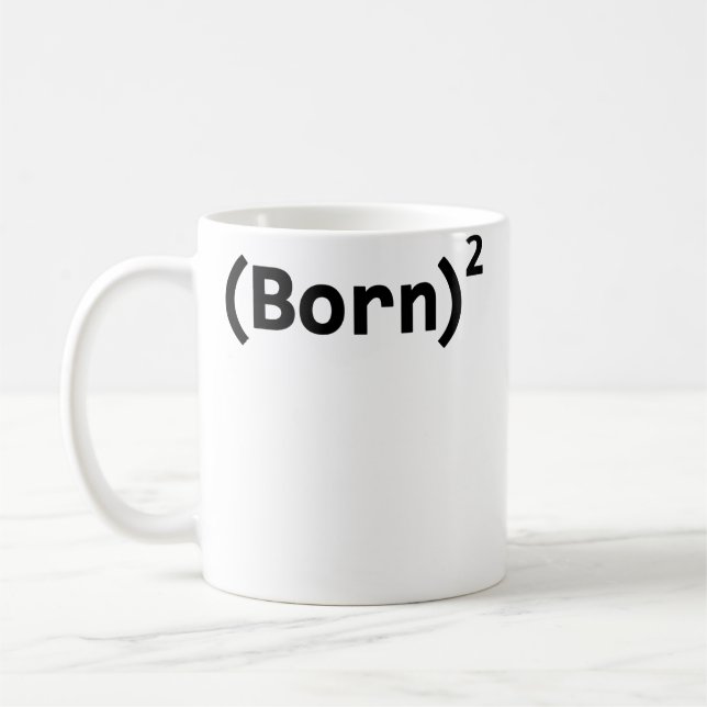 Född på nytt kaffemugg (Vänster)