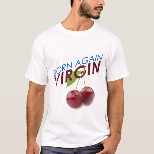Född på nytt Virgin T Shirt (Framsida)