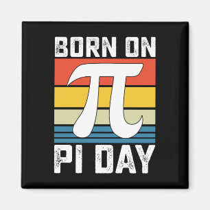 Född på Pi-dagen Födelsedag Matematik Matematik Magnet