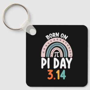 Född på Pi-dagen Födelsedag Matematik Roligt Nyckelring