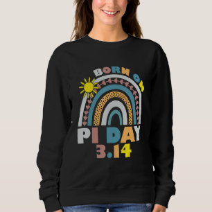Född på Pi Day Birthday 2022 Lycklig Pi Day Math T Shirt