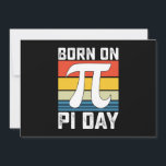 Född på Pi Day Birthday Math Mathematics Inbjudningar<br><div class="desc">Född på Pi Day Birthday Math Mathematics</div>