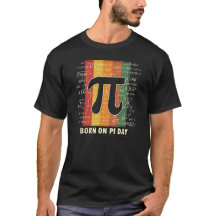Född på Pi Day Retro Math