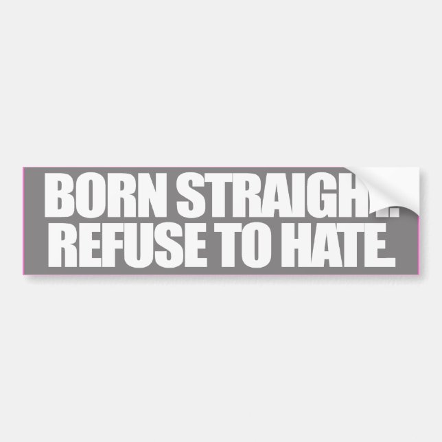 FÖDD RÄT STÅR UPP FÖR KÄRLEK -.png Bildekal (Framsidan)