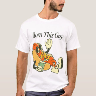 Född så här gay t shirt
