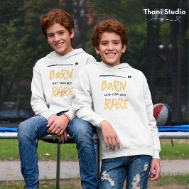 Född Sällsynt Leap Year Boy Feb 29 Birthday T Shirt