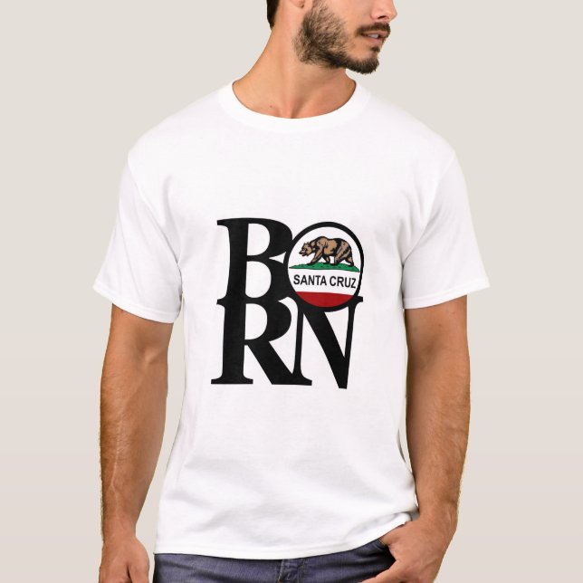 FÖDD Santa Cruz vitskjorta T-shirt (Framsida)