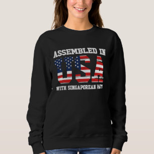 Född singaporiansk Singapore-amerikan USA Medborga T Shirt