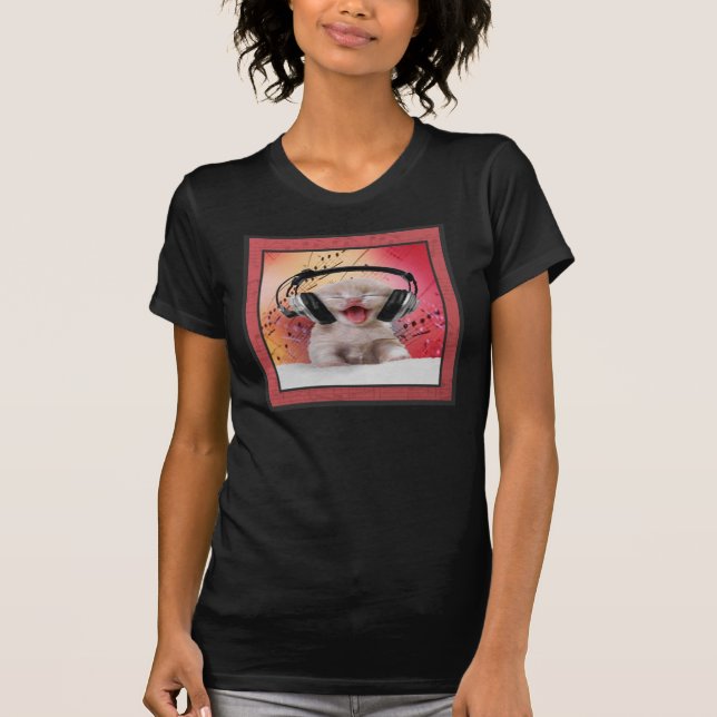 Född skjorta för musikälskare tee shirt (Framsida)