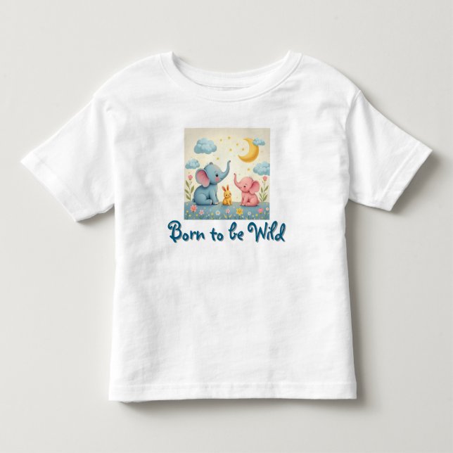Född som Vild T Shirt (Framsida)