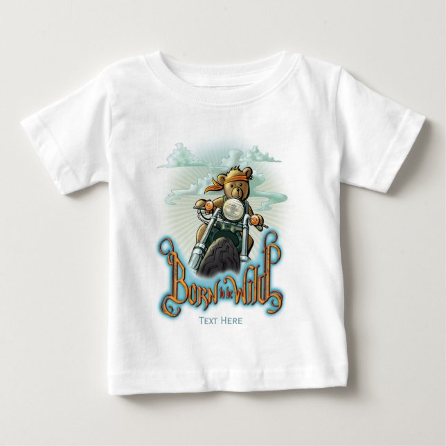 Född som Vild T Shirt (Framsida)