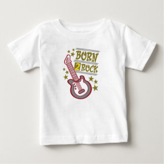 Född sten Guitar, guitaristisk design Tee Shirt