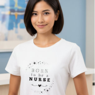 Född till att bli en sjuksköterska Grafisk T-shirt