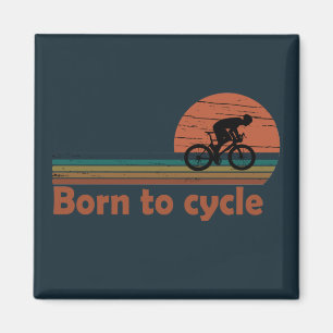 född till cykelns vintage magnet