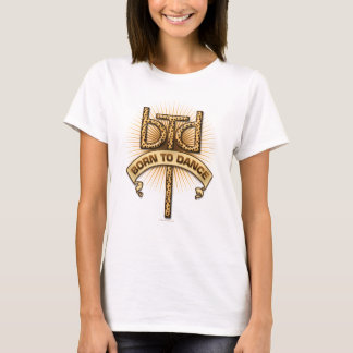 Född till Dance (leopard) T Shirt