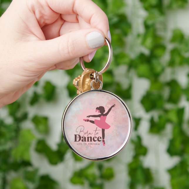 Född till Dance nyckelring | Dance fläkt nyckelrin (Hand)