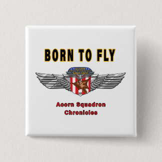 Född till flygande - Acorn Squadron Insignia Knapp