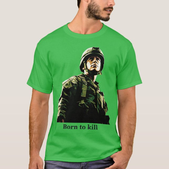Född till kil t shirt (Framsida)