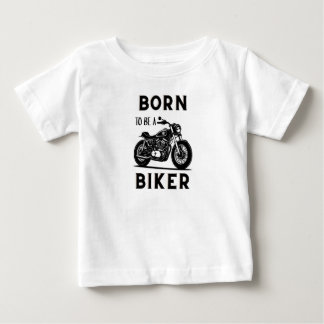 Född till motorcykelbarn t-shirt
