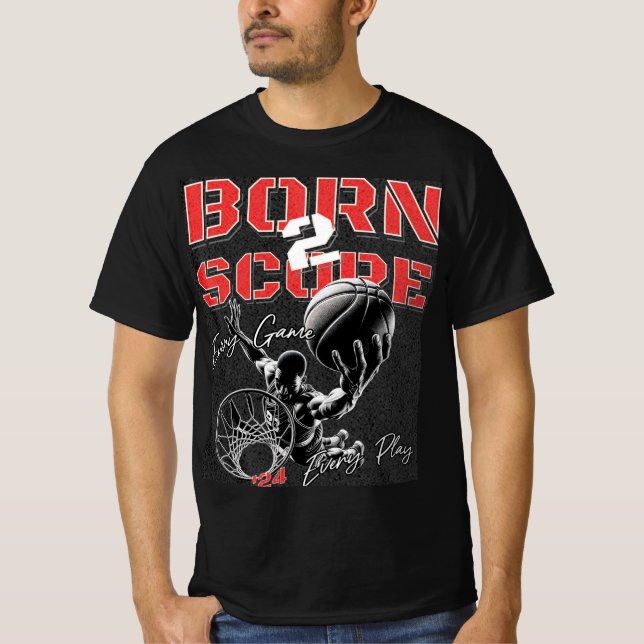 Född till Score Basketball Graphic T-shirt (Framsida)