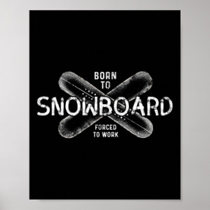 Född till smalbord tvingad att arbeta - roligt snu poster