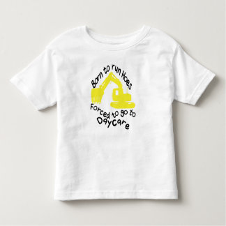 Född till springa Hoes forced to go to Daycare - t Shirt