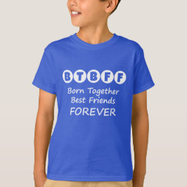 Född tillsammans BFF-pojkeutslagsplats för T-shirt