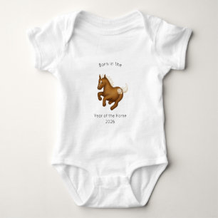 Född under året för hästen i den kinesiska zodiake t shirt
