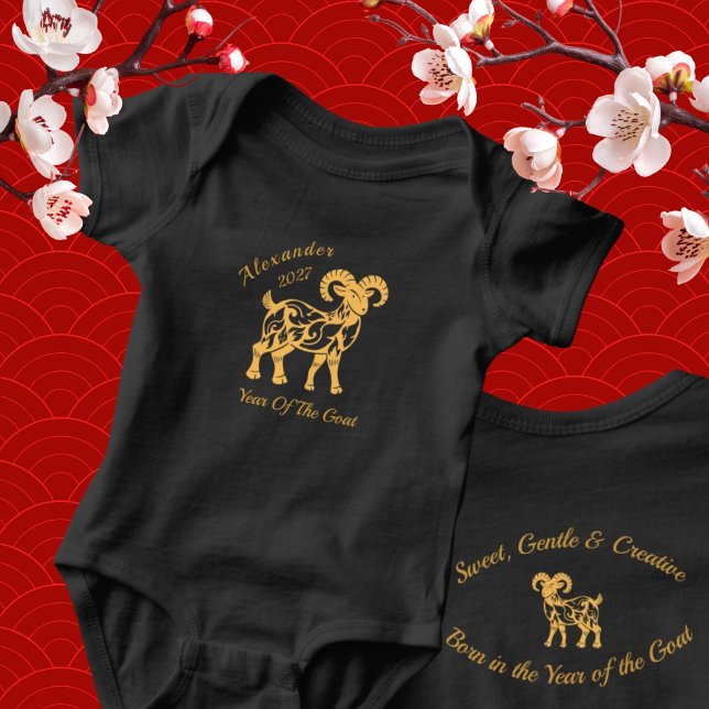 Född under Getens år lunar Nyår  T Shirt (Skapare uppladdad)