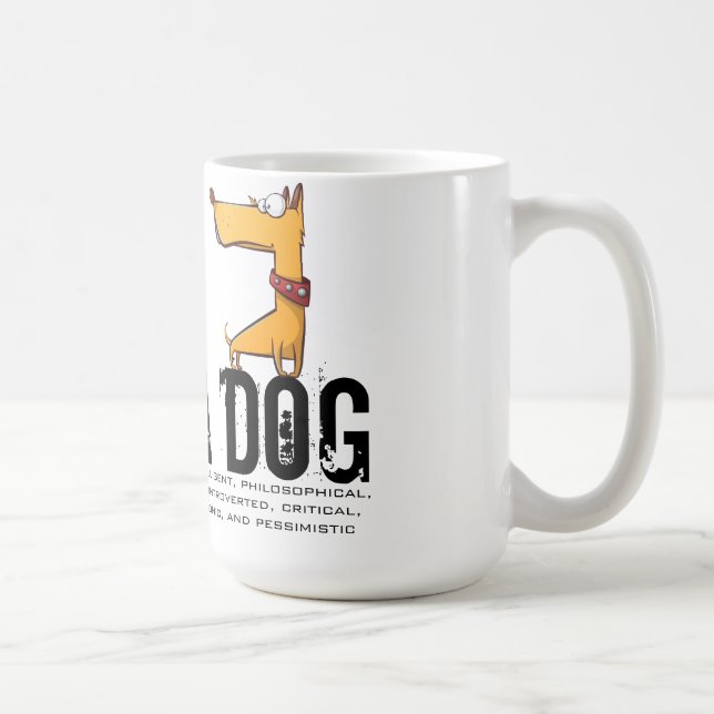 Född under Hund år Kaffemugg (Höger)