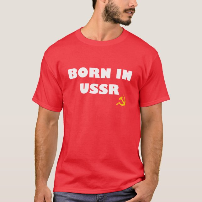 Födda USSR T-shirt (Framsida)