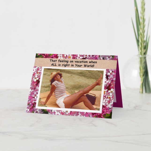 Födelsdags Känsla Kort (Framsida)