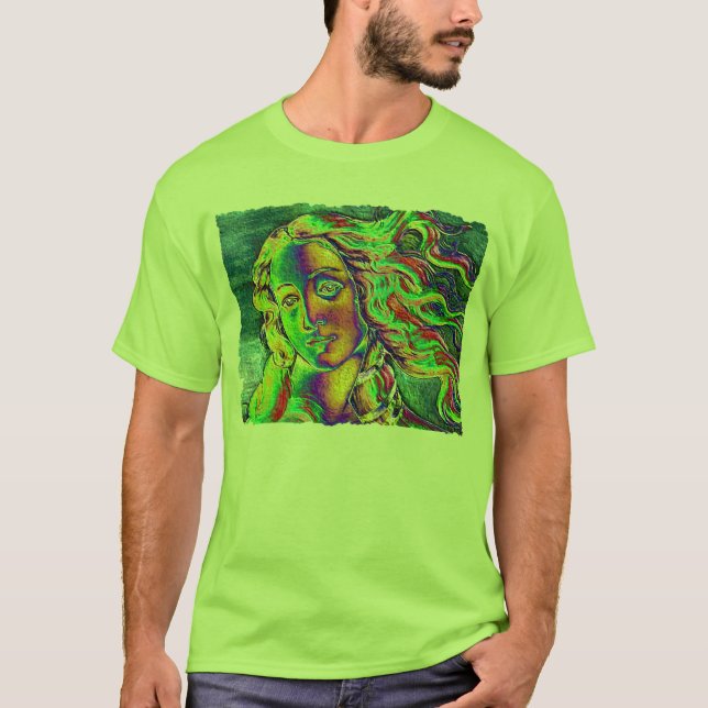 Födelse av den Venus busekanten Tee Shirt (Framsida)