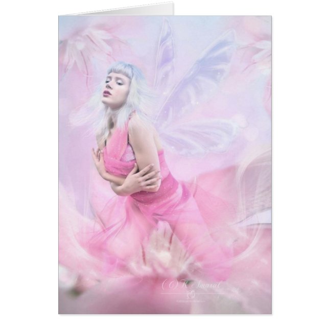 Födelse av en fe hälsningskort (Framsidan)