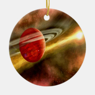Födelse av Saturn Julgransprydnad Keramik