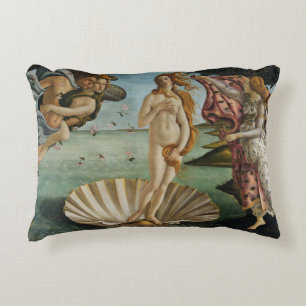 Födelse av Venus av Sandro Botticelli Prydnadskudde