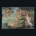 Födelse av Venus - Sandro Botticelli Kökshandduk<br><div class="desc">konstnär för konst för målning för renaissance för födelsevenussandro botticelli italiensk</div>