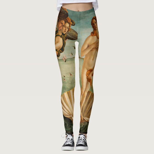 Födelse av Venus vid Botticelli Leggings (Framsida)
