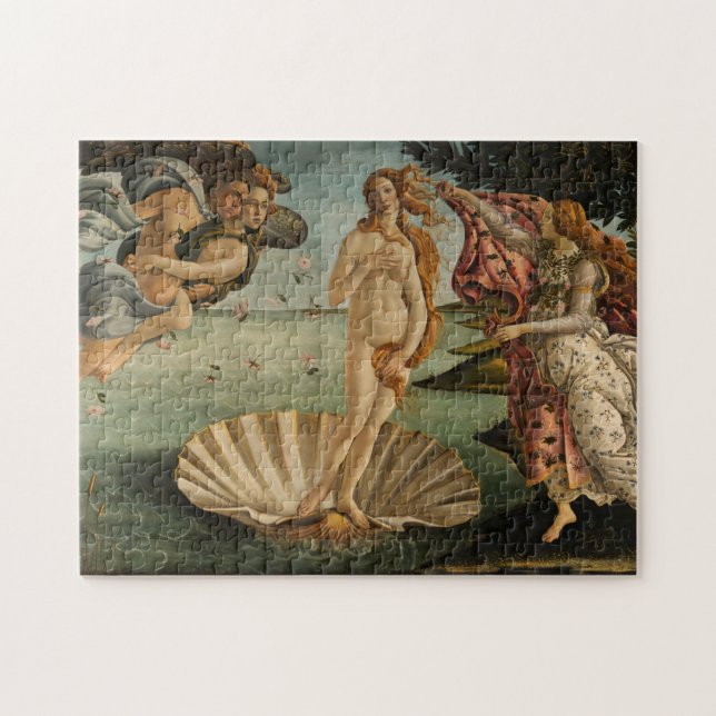Födelse av Venus vid det Botticelli pussel (Horisontell)