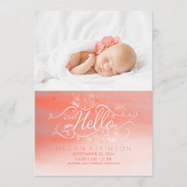 Födelse för foto för baby för vit- och meddelande