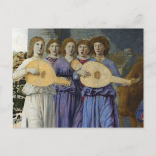 FÖDELSE, JULENGLAR av PIERO DELLA FRANCESCA Helg Vykort